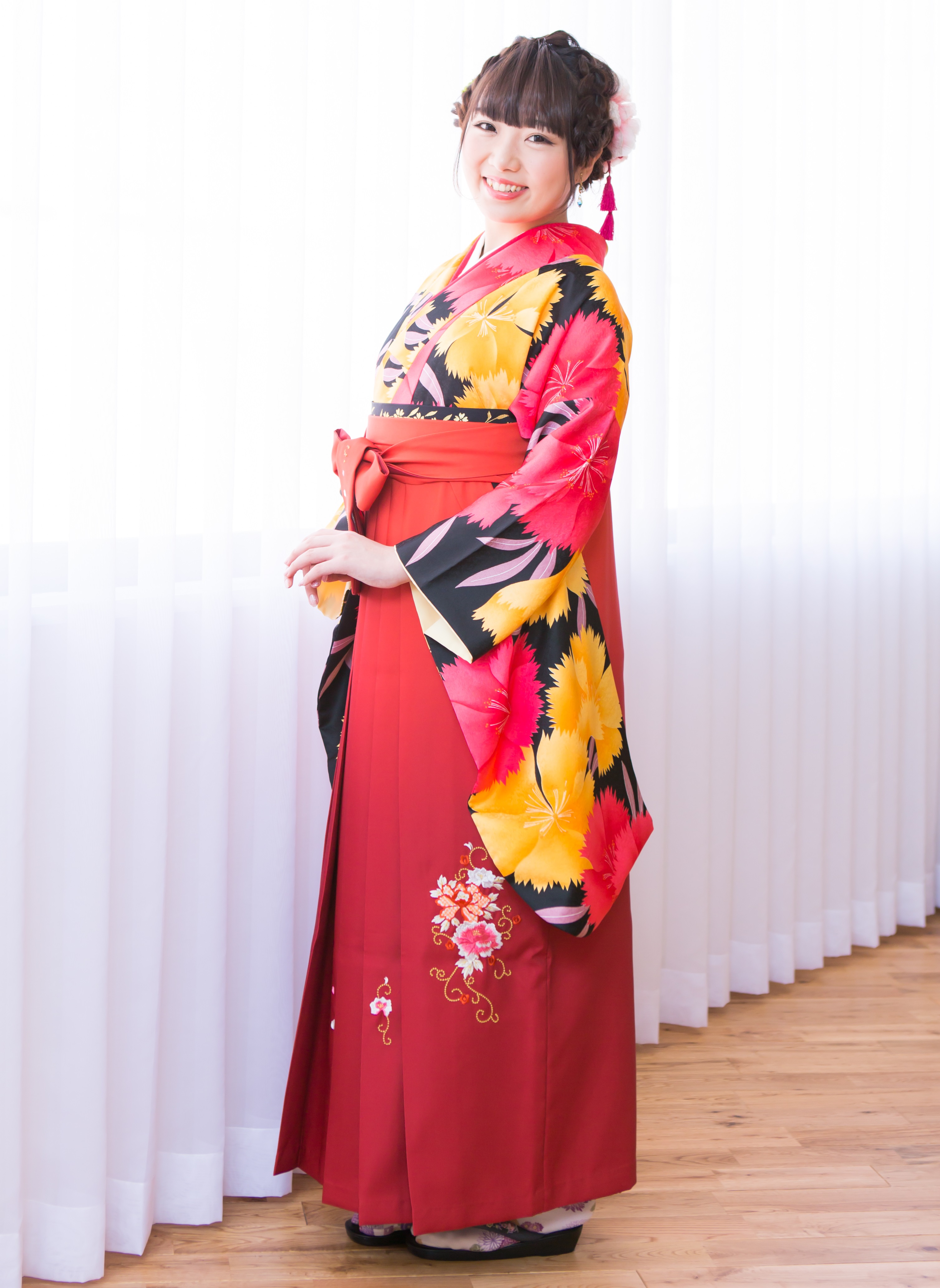 着物/920 袴/6100 - 新潟の卒業式着物・袴レンタル 株式会社とまつ衣裳店